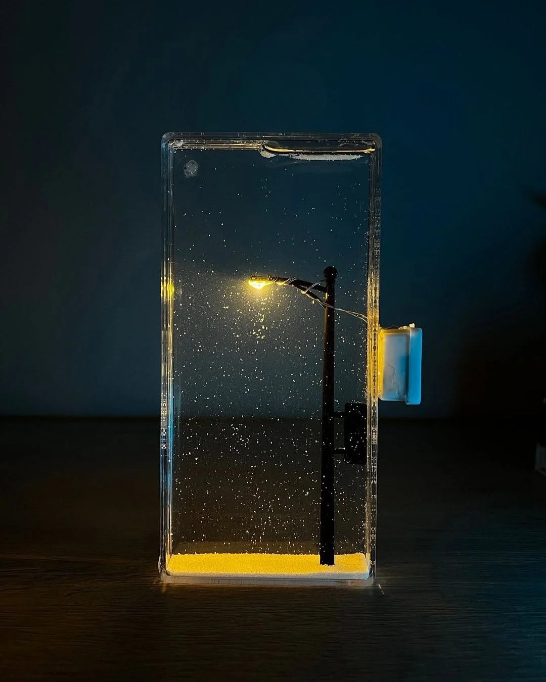 Mini SnowFall Lamp - Cozy Aesthetic Desk Light