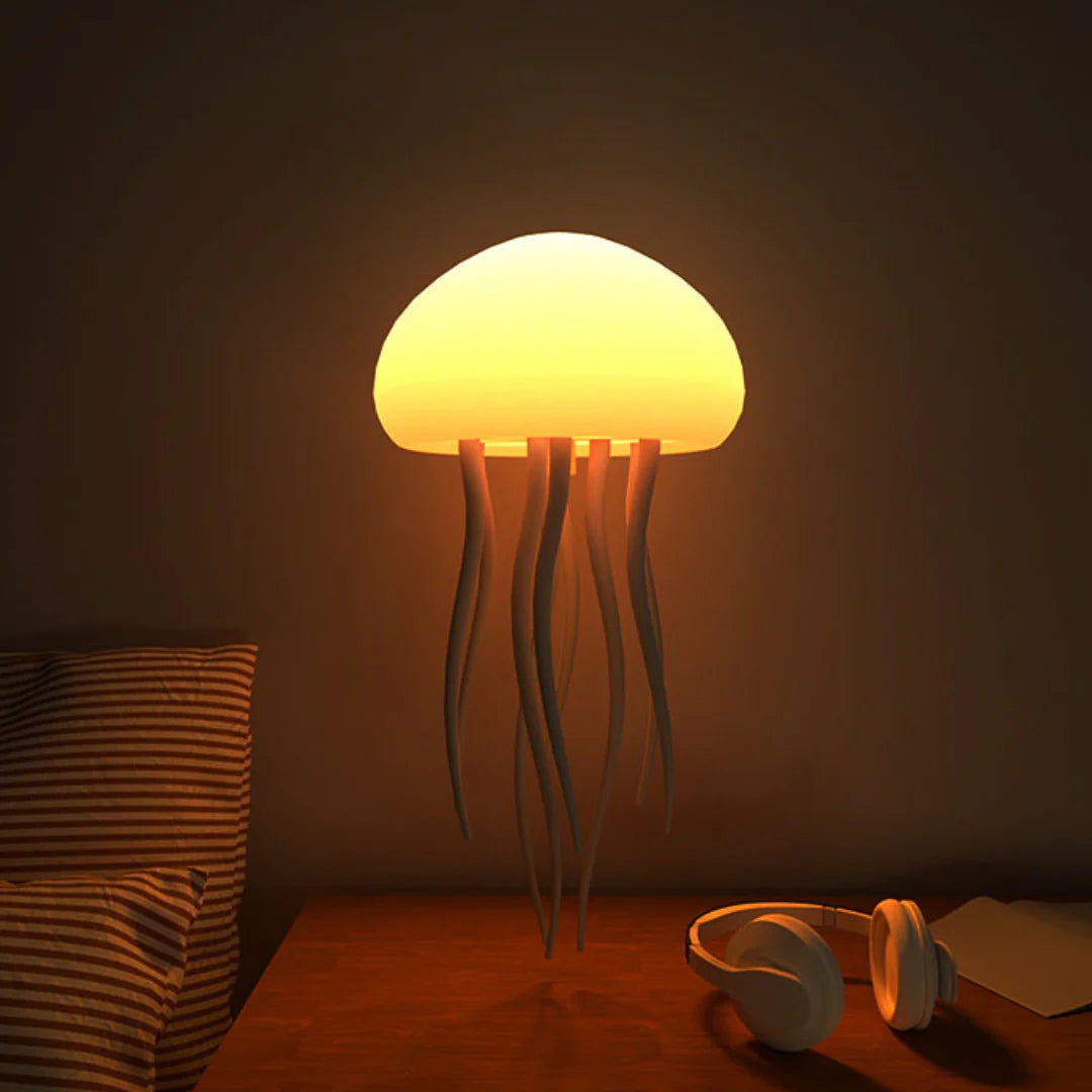 Voice Control Jellyfish Lamp - LED Mood Light, шөнийн гэрэл