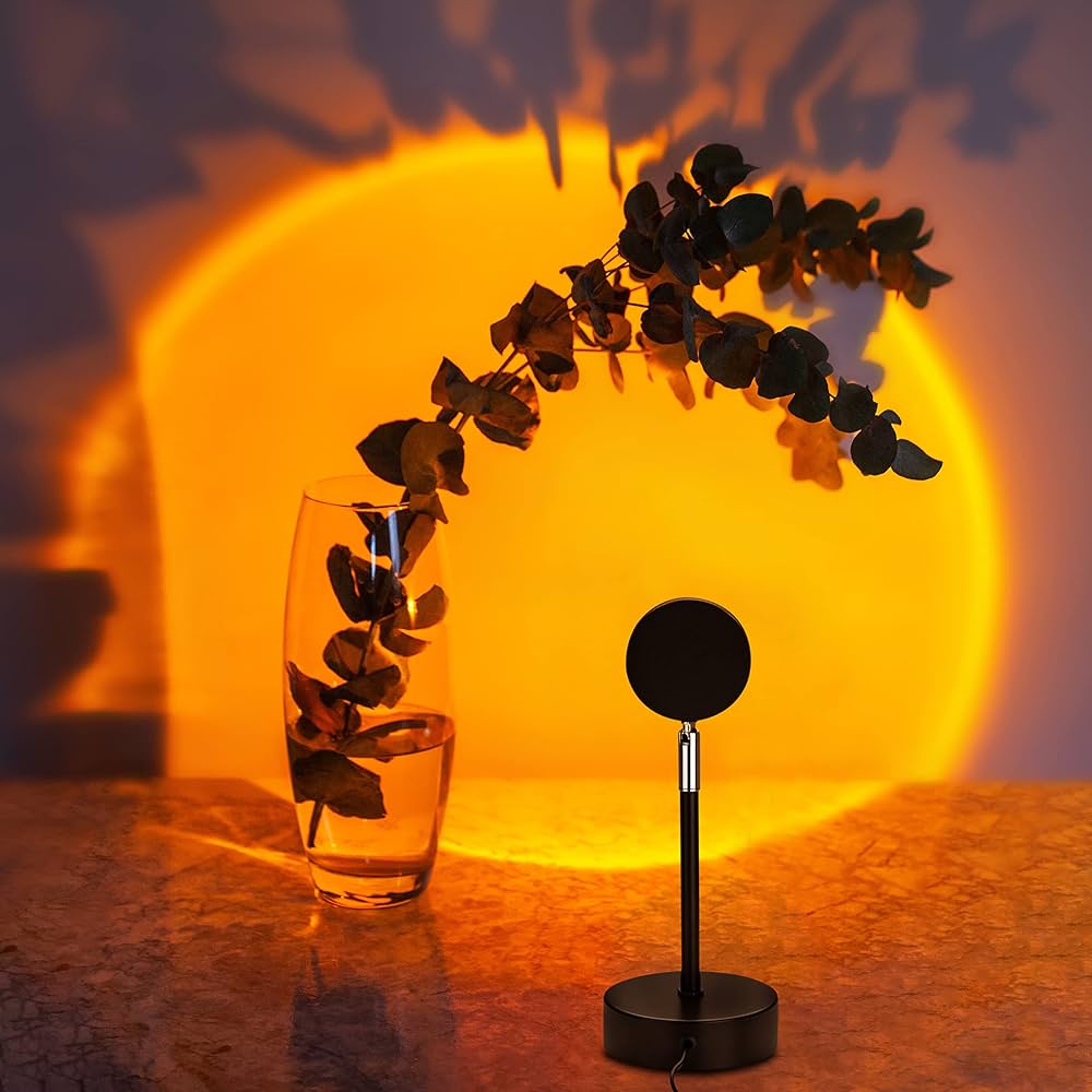 Sunset Projection Lamp – Romantic & Aesthetic Light